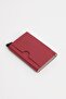 Genuine Leather Men's Burgundy Wallet - 4