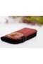 Cow Figured Large Wallet Ethnic Bohemian Retro Vintage Style -Bordo - 3