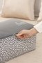 3-Piece Home Sweet Home Printed Gray under Base Sweater Pique Blanket Clothes Outfit Cover / 52X28X21 - 5