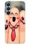Samsung A17 Case Galaxy A17 Decorative Silicone Printed Cover Smiling Fingers