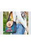 Small Postman Shoulder Bag with Owl Figure Ethnic Bohemian Style - Black - 2
