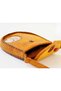Cin Ayse Figured Design Cross Braided Shoulder Bag Mustard and Wallet Mustard Combination - 8