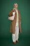 Oversize Cashmere Coat Mink - 8