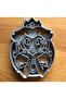 3 Pieces White Color Princess Peach Cookie Mold