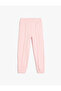 Ribbed Basic Jogger Sweatpants with Elastic Waist