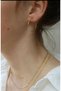 Women's Hoop Earrings Gold Color - 3