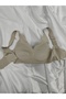 Laser Cut Bra Without Underwire with Detachable Pads and Lace Detail - 4