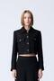 Black Jacket with Metal Button Detail
