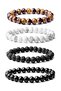 Men's Set of 4 Natural Stone Bracelets - 2