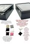 15-Piece Watch Box Watch Case Black - 8