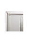 40X55 Anodized Matte Chrome Aluminum Surface Bonding Grille with Aspirator (Ventilation - Fan) - 3
