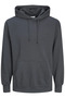 Jack Jones Jjecharge Sweat Hood Noos Men's Black Sweatshirt 12257852 Gray Color