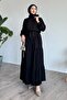 Belmando Black Dress with Belt - 3