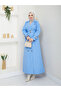 Modest Double Breasted Collar Waterproof Belted Full Length Trench Coat Rc1403013 - 6