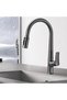 Kitchen Sink Faucet with Water Purification Outlet from the Faucet Spout, New Model Anthracite Spiral and Faucet, 7 Years Warranty, Imported - 2