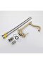 Kitchen Window Folding Sink - New Rustic Model Matte Gold, Imported - 6
