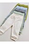 5-Pack 100% Cotton Patterned Unisex Basic High-Waist Baby Trousers - 8