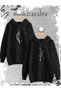 Dear Couple Combination Lion Arrow Printed Special Design Hooded Sweatshirt Set of 2