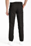 Men's Black Cotton Pocket Summer Straight Linen Trousers - 2