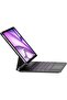 حافظة iPad Pro 13 M4 2024/2025 متوافقة مع لوحة المفاتيح السحرية ولوحة اللمس Q الذكية مع لوحة المفاتيح - مضاءة