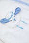 Blue and White Color Lamb Figured Jumpsuit Set of 2 - 4