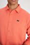 Loose Fit Comfortable Cut 100% Cotton Orange Shirt - 6
