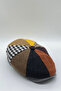 Winter Patchwork British Style 8-Piece Peaky Blinders Cap Hat