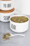 6-Piece 400ml Vacuum Acrylic (Plastic) Spice Jar Set with Wooden Lids, Transparent Labels, Spoons, Gift - 4