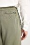 Regular Fit Regular Cut Normal Waist Straight Leg Men's Camel Color Lace-Up Chino Pants - 4