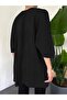 Square Patterned Bat Sleeve Cardigan - 2