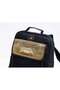 Wosvos Figured Unisex Bag, Can Be Used as Both Backpack and Crossbody, Ethnic Bohemian Style - Black - 3