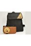 Black Owl Figured - Ethnic Bohemian Style Business Wallet & Backpack - 4