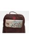 Karabalık Figured Unisex Bag, Ethnic Bohemian Style for Both Backpacking, Crossbody, and Hand Carrying - Aci Kahve - 2