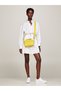 Women's Leather Brand Logo Zippered Daily Use Yellow Shoulder Bag AW0AW15689-ZH3 - 2