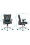 Sihoo M57 Medium Back Ergonomic Mesh Chair With 3d Arm Rests And Lumbar Support - Black - 6
