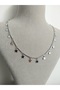 Women's Silver Color Multi-Star Detailed Chain Necklace – Sparkling & Stylish Design - 3