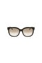 L 970S 001 55 نظارات شمسية نسائية مستطيلة الشكل باللون الأسود - 2