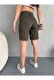 Women's Cargo Pocket High Waist Lycra Bermuda Shorts - 4