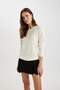 Women's Ecru Sweater - F7091Az/Er99
