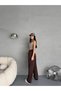 Women's High Waist Lycra Stretchy Wide Leg Palazzo Pants - 8