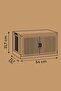 Multi-Purpose Magnetic Lid Foldable Pantry Kitchen Living Room Bathroom Room Organizer Cabinet 55 Lt - 3
