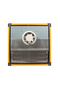 Matte Black Aluminum Surface Bonding Grille with 25X70 Aspirators (Ventilation - Fan) - 3