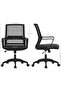 Songmics Adjustable Black Mesh Office Chair With Tilt & Breathable Backrest - Songmics Obn031b01 - 6
