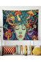 غطاء حائط بنمط فتاة رأس الفطر
