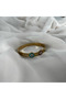 Women's Steel Bracelet with Three Evil Eyes - 3