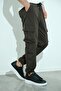 Luigi Slim Fit Court Parachute Outdoor Men's Tracksuit Bottom with Cargo Pocket - 3
