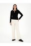 Ecru Loose Fit Knitwear Trousers 50296235 -Vr019