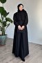 Side Gathered Jacket Black Set