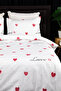 Royal Love Double Duvet Cover Set with Elastic Sheets - White - 5