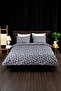 طقم غطاء لحاف مطاطي مزدوج من Esliva Anthracite - 2